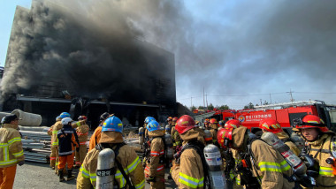 incendiu Coreea de Sud