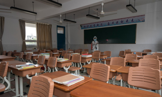 CHINA-HUBEI-WUHAN-SCHOOL-REOPENING-PREPARATION (CN)
