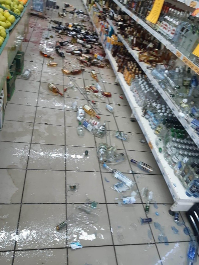 River of wine and vodka as furious shelf-stacker, 37, takes revenge on supermarket for being fired during lockdown