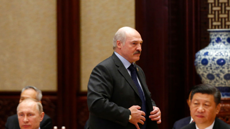 Vladimir Putin, Aleksandr Lukaşenko şi Xi Jinping
