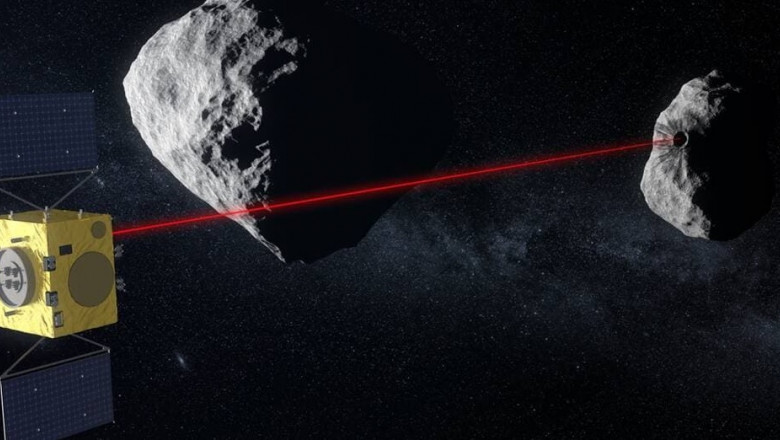 Misiunile DART și Hera își propun să devieze traiectoria dublului asteroid Didymos