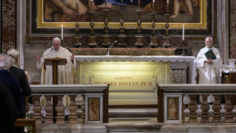 papa Francisc liturghie la Vatican, în bazilica Sf. Petru