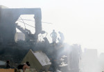 Momentul în care avionul cu 99 de persoane la bord s-a prăbușit în sudul Pakistanului