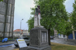 O statuie a fostului rege Leopold al II-lea, înlăturată dintr-un scuar din Anvers