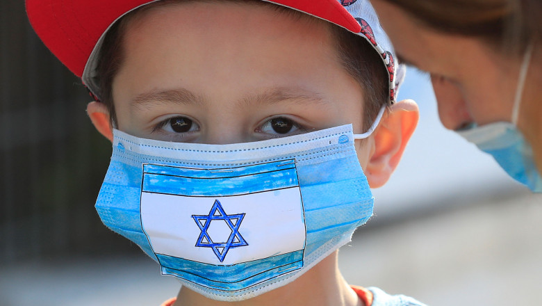 copil israel masca