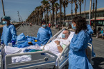 Barcelona Hospital Takes Recovering Coronavirus Patients To The Seaside