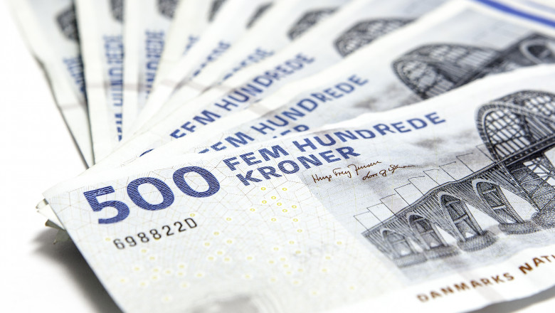 Money bills from Denmark