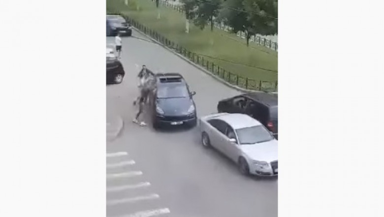 Bataie in trafic intr-un cartier din Craiova