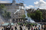 Ciocniri violente între poliție și activiștii de extremă dreapta, în Londra, în timpul protestelor anti-rasism