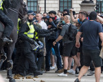 Ciocniri violente între poliție și activiștii de extremă dreapta, în Londra, în timpul protestelor anti-rasism