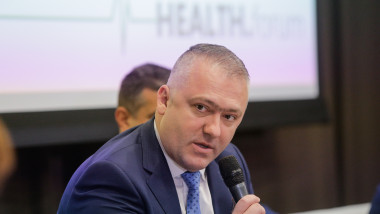 Adrian Ionel director general, UNIFARM participa la forumul Profit Health, cu tema 'Vindecarea sănătăţii. Viitorul încotro', în București, miercuri 28 martie 2018. Inquam Photos / George Călin