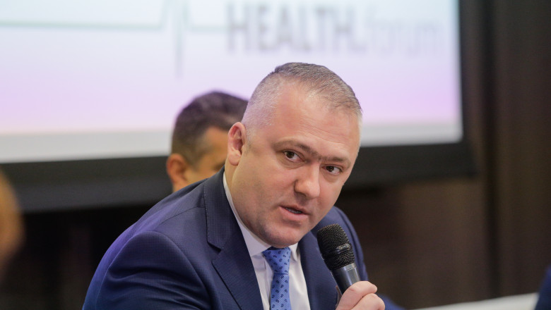 Adrian Ionel director general, UNIFARM participa la forumul Profit Health, cu tema 'Vindecarea sănătăţii. Viitorul încotro', în București, miercuri 28 martie 2018. Inquam Photos / George Călin