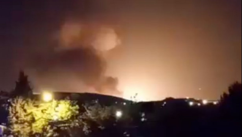 Explozie langa o baza militara din Teheran