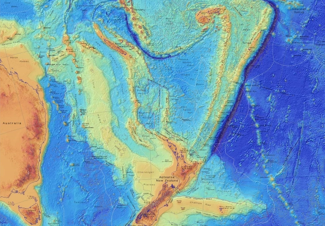 Cercetatorii au cartografiat pentru prima data Zealandia, continentul scufundat in ocean in perioada dinozaurilor