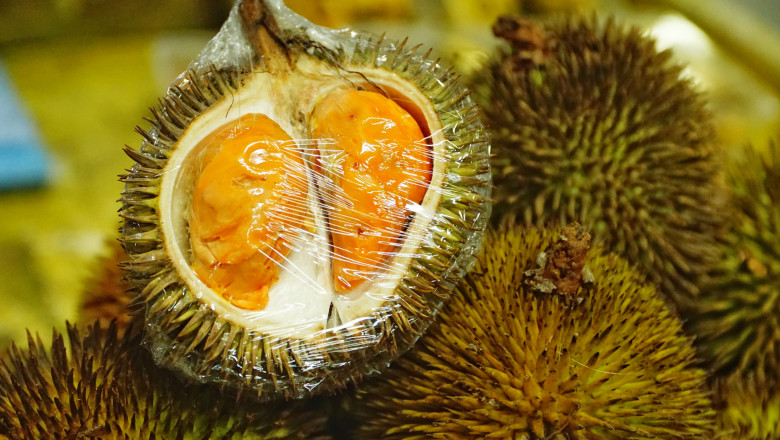 Fructul de durian este foarte popular in Asia