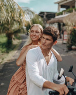 Russian online star who became 'millionaire at 15' by inspiring young people to 'grow your wings' is killed in motorbike crash on lockdown in Bali aged 18
