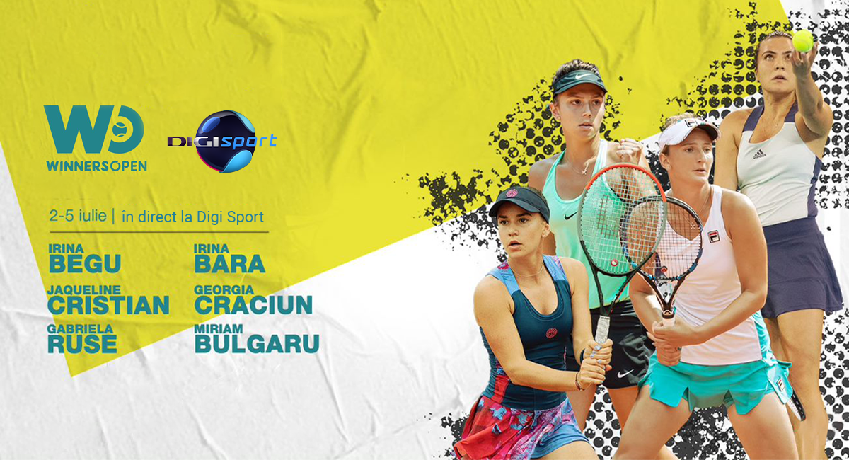 Revenirea tenisului: Winners Open se vede in EXCLUSIVITATE la Digi Sport