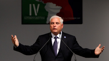 MILAN, ITALY - DECEMBER 02: Panamanian President Ricardo Martinelli attends the IV National Conference On Italy - Latin America And The Caraibean on December 2, 2009 in Milan, Italy. The theme of the conference is 'A new season of cooperation between Italy, Latin America and the Caribbean'. (Photo by Vittorio Zunino Celotto/Getty Images)