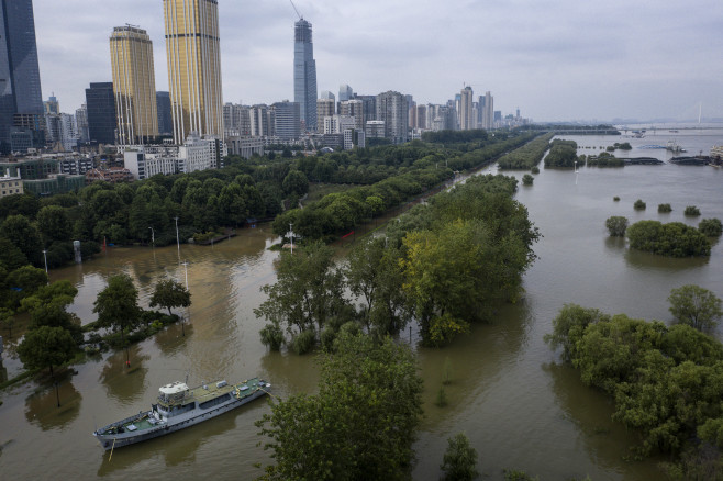 China's Wuhan Faces The Fourth Highest Water Level In History Of The Yangtze River