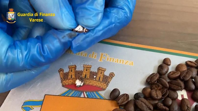 cocaina in cafea - politia italia