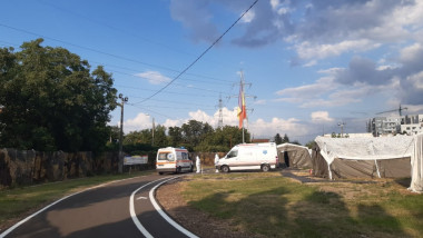 spital militar mobil instalat la timisoara