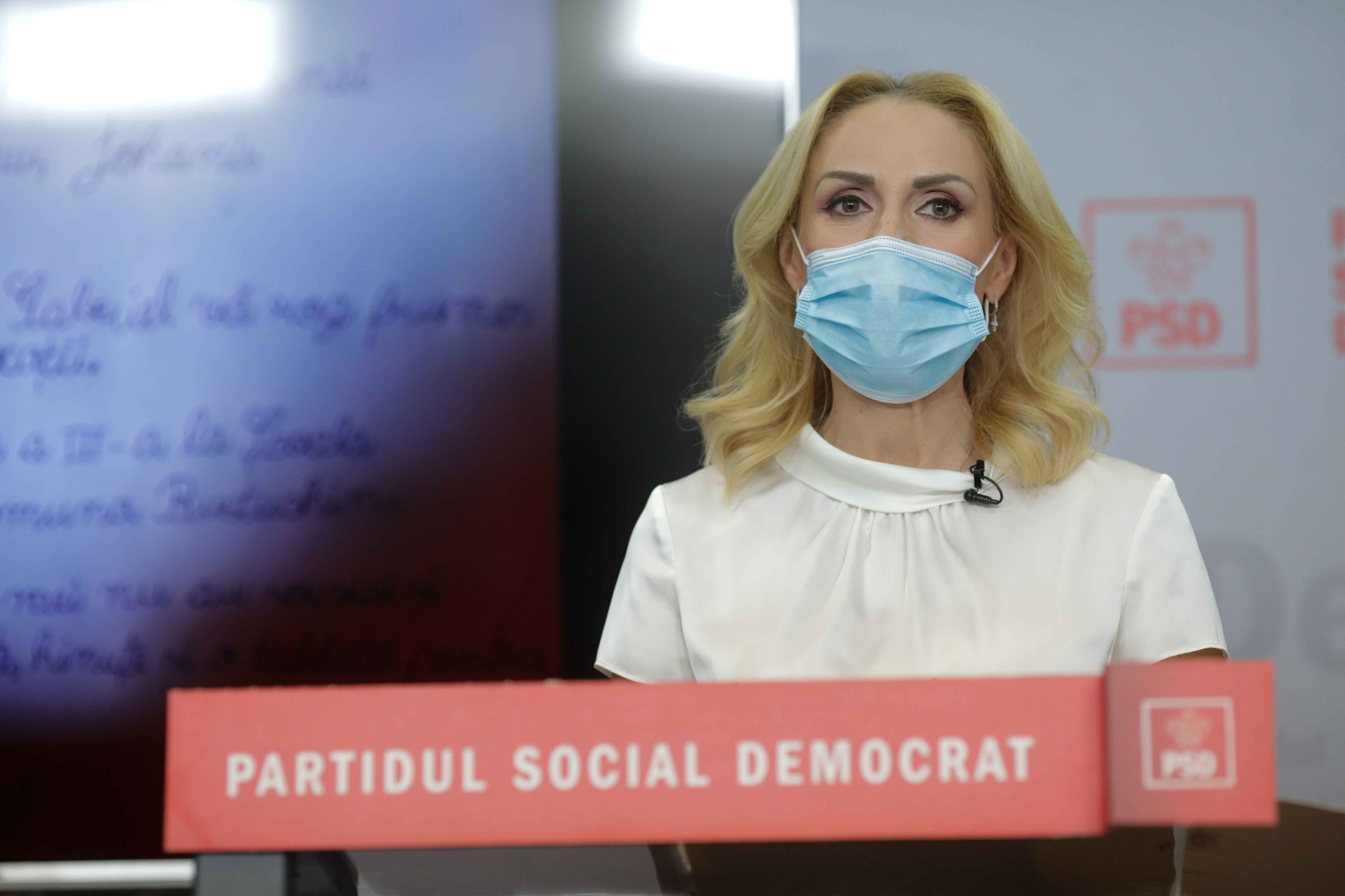 Gabriela Firea, dupa sedinta PSD: De abia astept sa se intalneasca Nicusor Dan cu caracatita mea