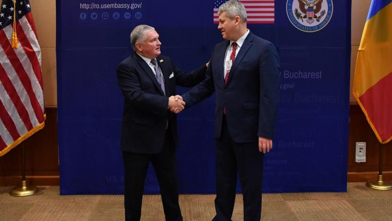 Ambasadorul SUA Adrian Zuckerman s-a întâlnit cu ministrul justiției, Cătălin Predoiu