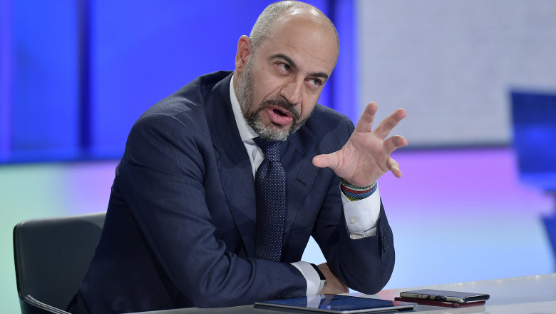 Gianluigi Paragone, liderul Italexit, este un fost jurnalist de televiziune