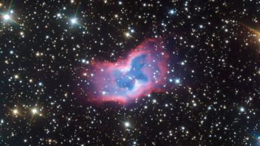 Nebuloasa „Fluture Spațial”, fotografiată de Observatorul Spațial European. Foto: Captură Youtube