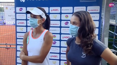 Raluca Olaru și Monica Niculescu, declarații după calificarea în finala turneului de dublu de la Praga