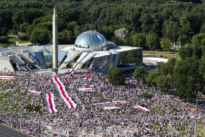 Opposition rally in Minsk, Belarus