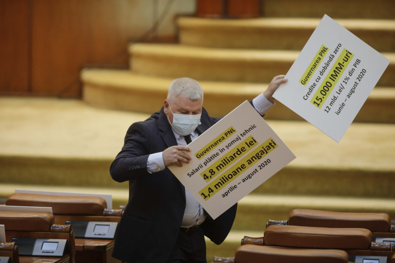 Motiunea de cenzura a PSD impotriva guvernului Ludovic Orban a esuat