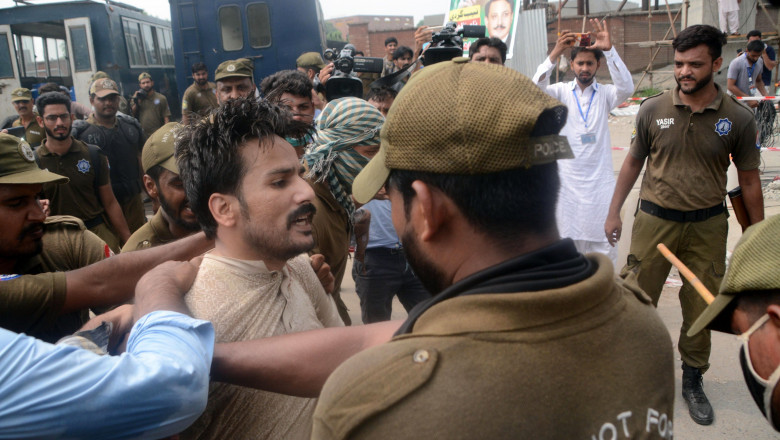 barbat arestat de politie in pakistan