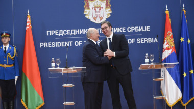 Președinții Serbiei și Belarusului