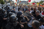 Аn anti-government protest in in Sofia.