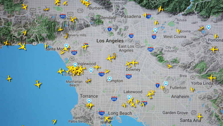 trafic aerian aerport los angeles