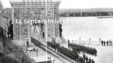 Podul construit de Anghel Saligny la Cernavodă a fost inaugurat la 14 septembrie 1895