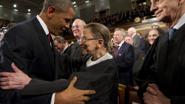 Președintele Obama și judecătoarea SCOTUS Ruth Bade Ginsburg