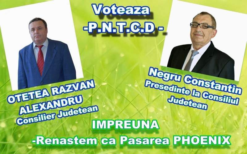 afis candidati PNTCD la alegerile locale 2020