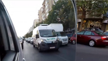 Aglomerația traficului din București, văzută prin oglinda retrovizoare