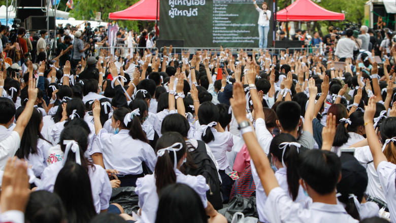 proteste elevi thailanda