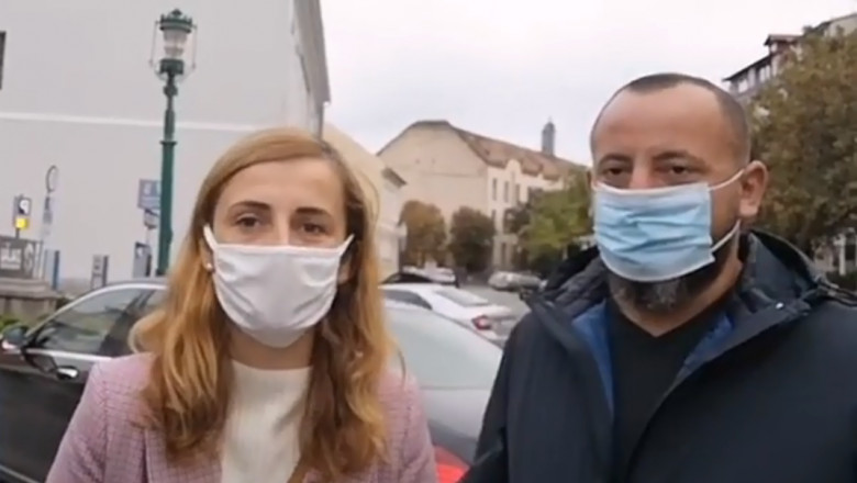 Andreea şi Mircea au venit de la Paris pentru a vota la Zalău la alegerile locale.
