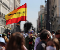 Carantina selectivă provoacă proteste violente la Madrid. Cetăţenii din cartierele periferice se simt discriminaţi de noile reguli