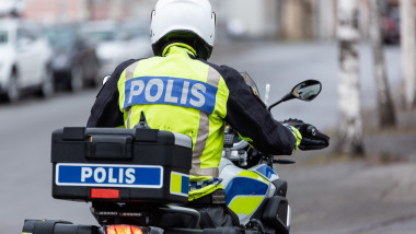 Politia suedeza patruleaza pe strazi