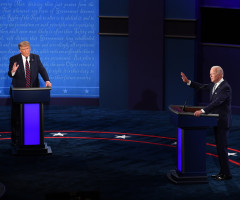 Prima dezbatere Trump-Biden. Biden: ”Nu poți să scoți un cuvânt coerent de la clovnul ăsta!”. Trump: ”Nu e nimic deștept la tine, Joe!”