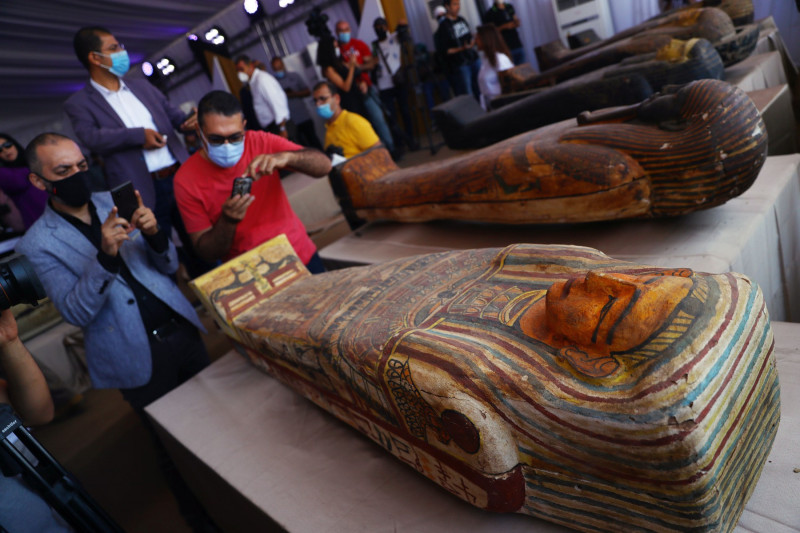 sarcoface descoperite în apropierea piramidei Giza din Egipt