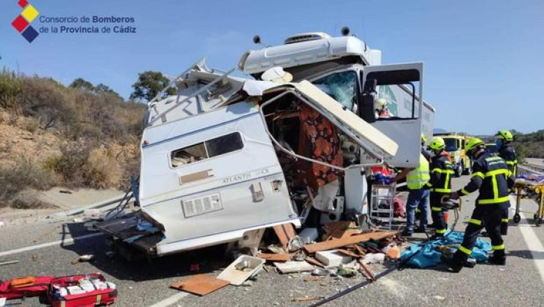 accident petrecut in Spania