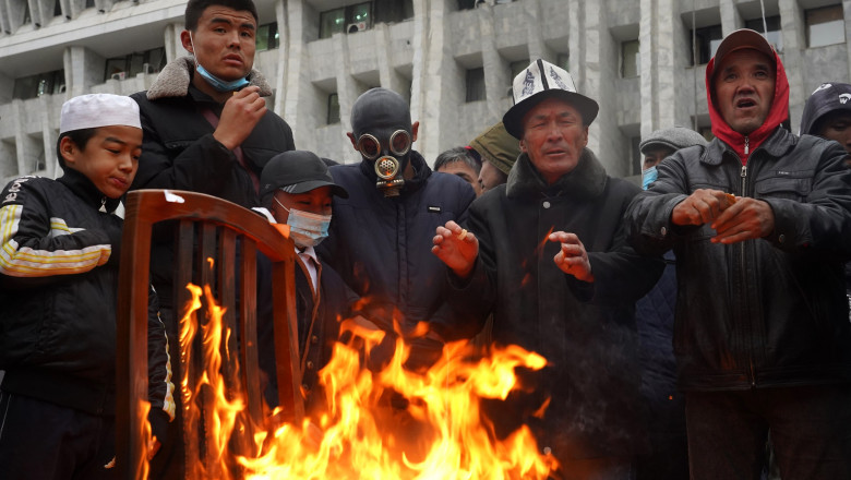 proteste in kirgistan