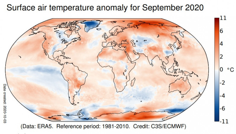 temperaturi septembrie 2020
