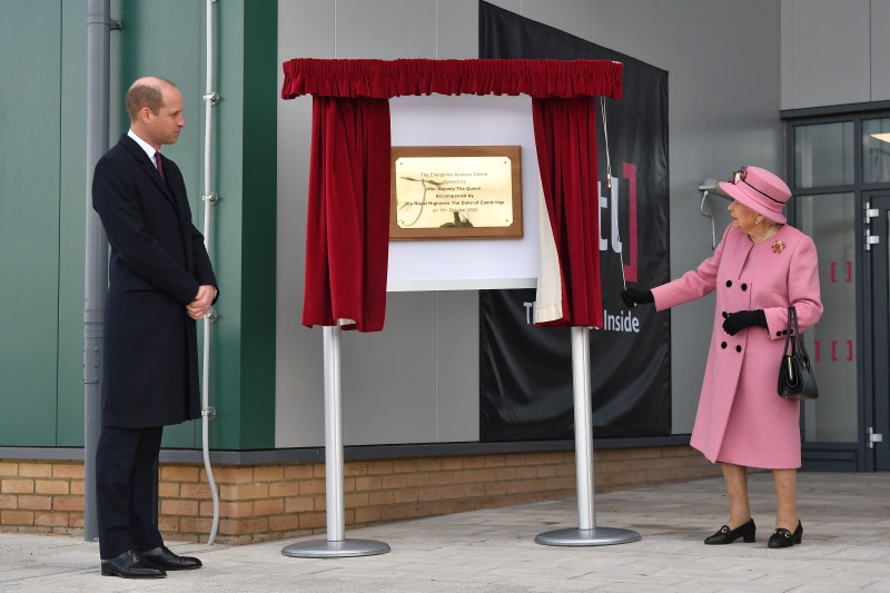 The Queen And Duke Of Cambridge Visit Dstl Porton Down